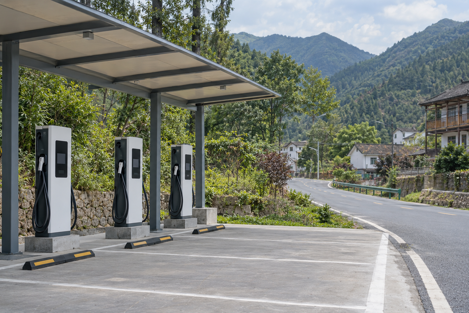 Built but Not Open: Rural EV Charging